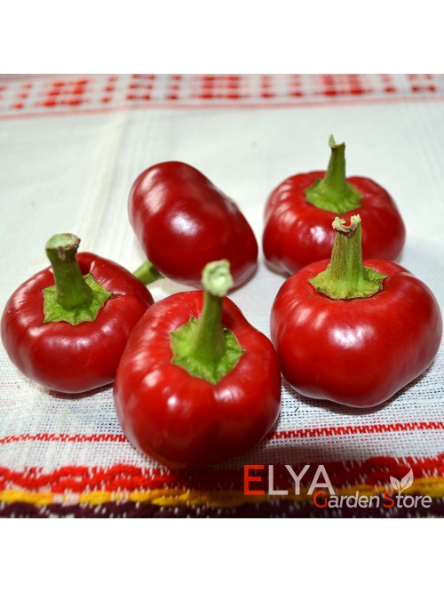 Семена острого перца Черри Ред Лардж - коллекционный сорт
