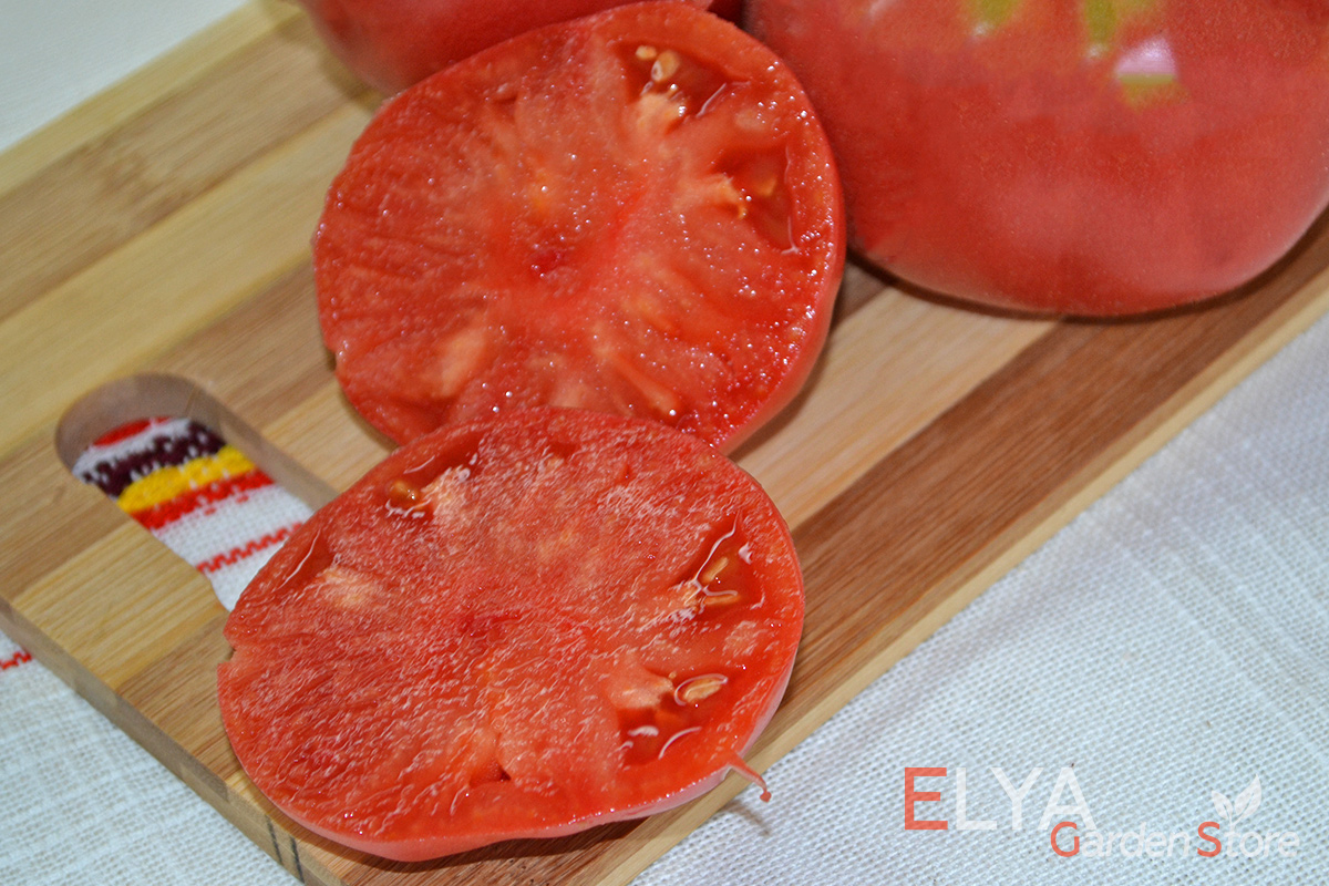 Семена томата Брендивайн Блэк - коллекционный классический сорт - урожайный, вкусный и неприхотливый - фото Elya Garden 