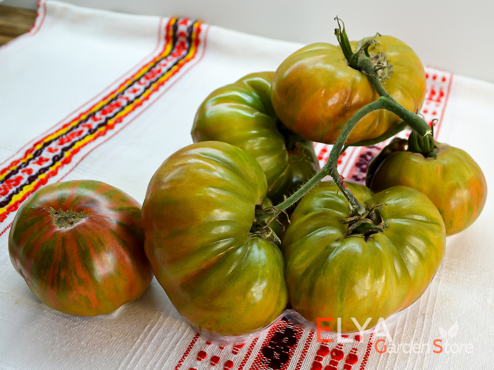 Семена томата Ананасная Зебра - сладкий, урожайный коллекционный сорт - фото