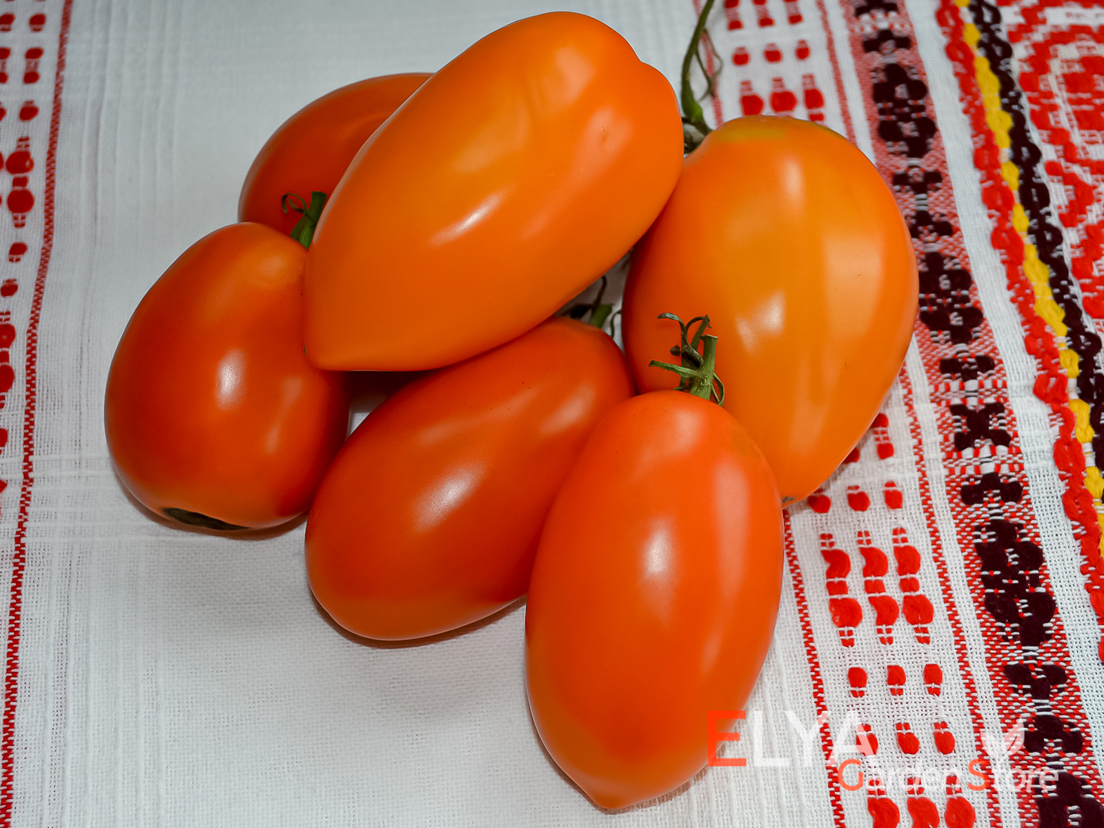 Коллекционный сорт томата Персик из Риги - отличный вкус, яркий и урожайный - фото магазина семня Elya Garden 