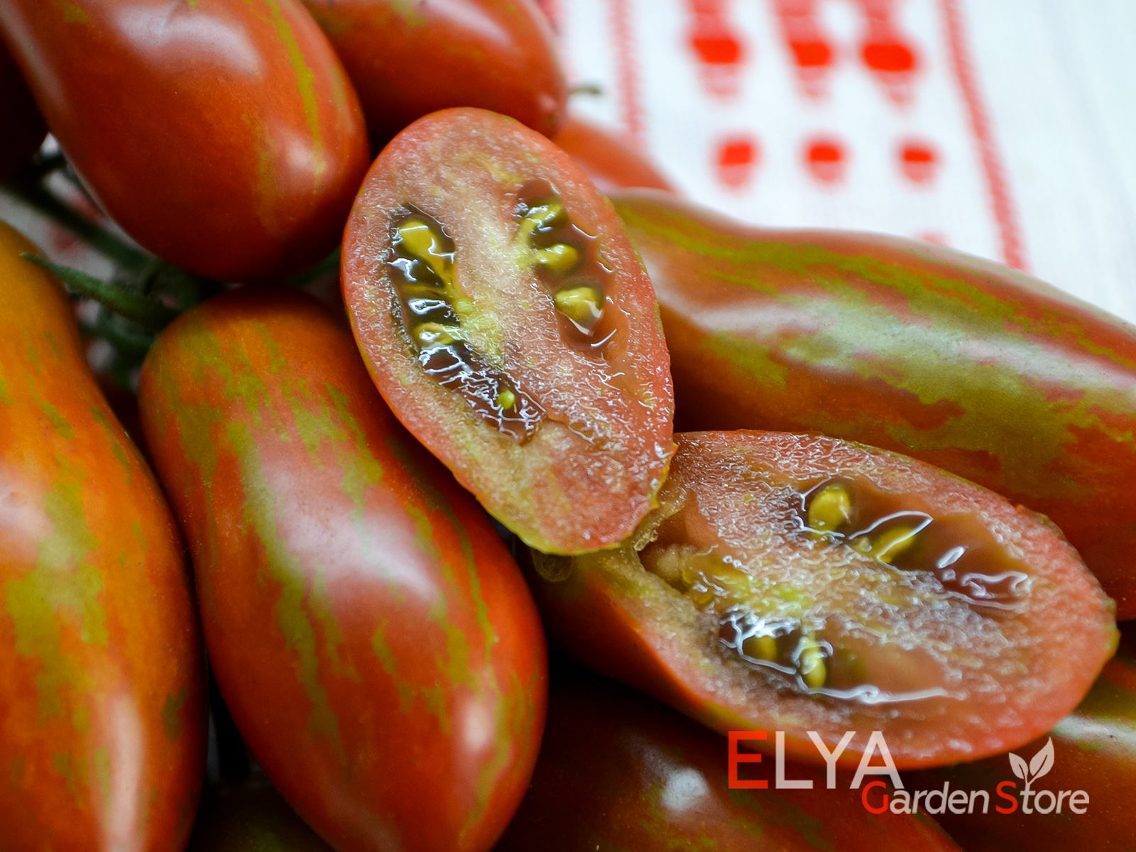 Семена томата Оливетта Полосатая - красивый и вкусный коллекционный сорт - фото
